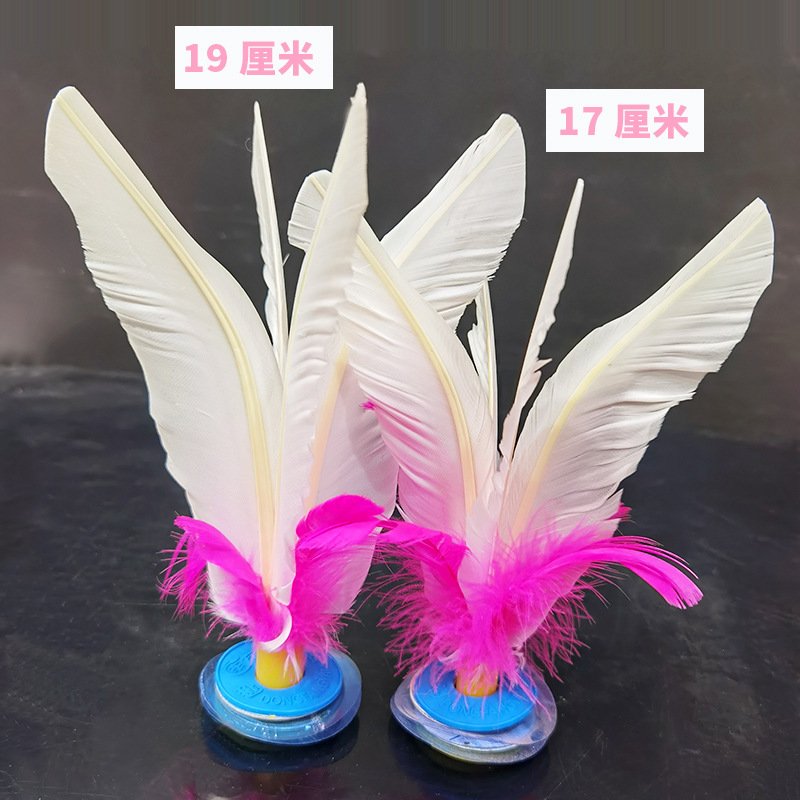 Sports Chinese feather shuttlecock adult fitness resistant to kick goose feather big white shuttlecock