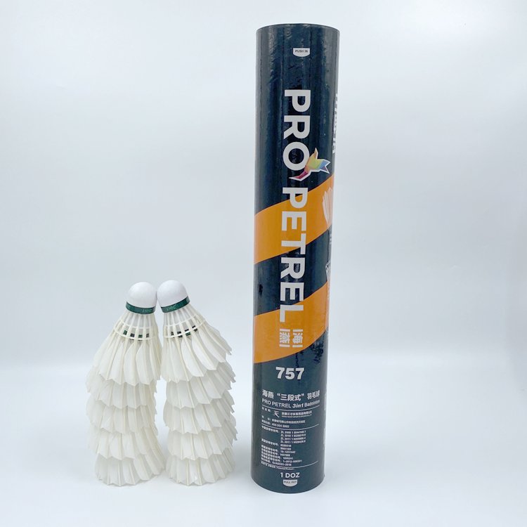 High Quality Custom Speed 74/75/76/77/78/ professional Shuttlecock Class A Goose Feather Badminton Shuttlecocks