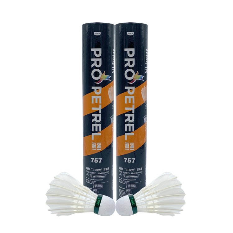 High Quality Custom Speed 74/75/76/77/78/ professional Shuttlecock Class A Goose Feather Badminton Shuttlecocks