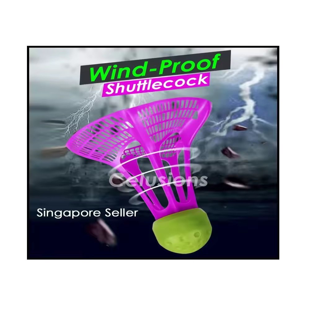 Hot Sale Nylon Material Shuttlecock Badminton Feature Durable Low MOQ Support Wholesale Windproof Shuttlecock
