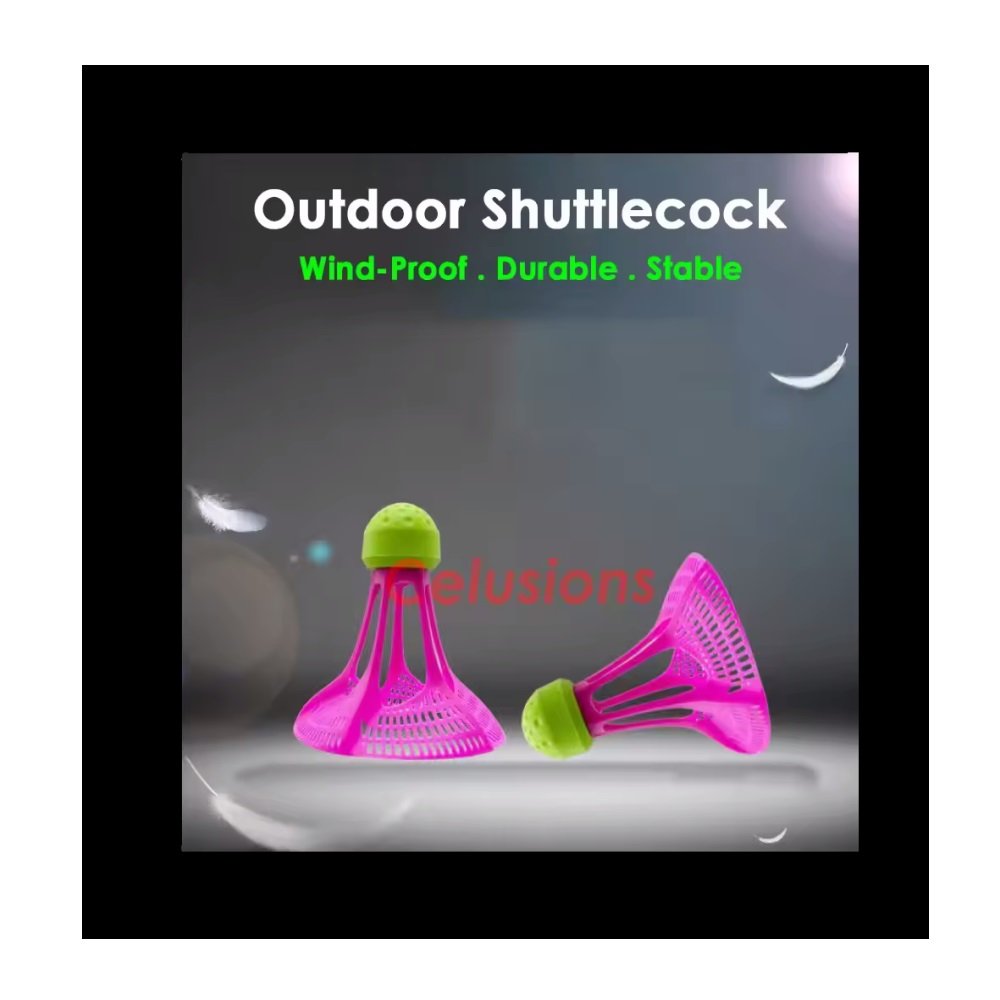 Hot Sale Nylon Material Shuttlecock Badminton Feature Durable Low MOQ Support Wholesale Windproof Shuttlecock