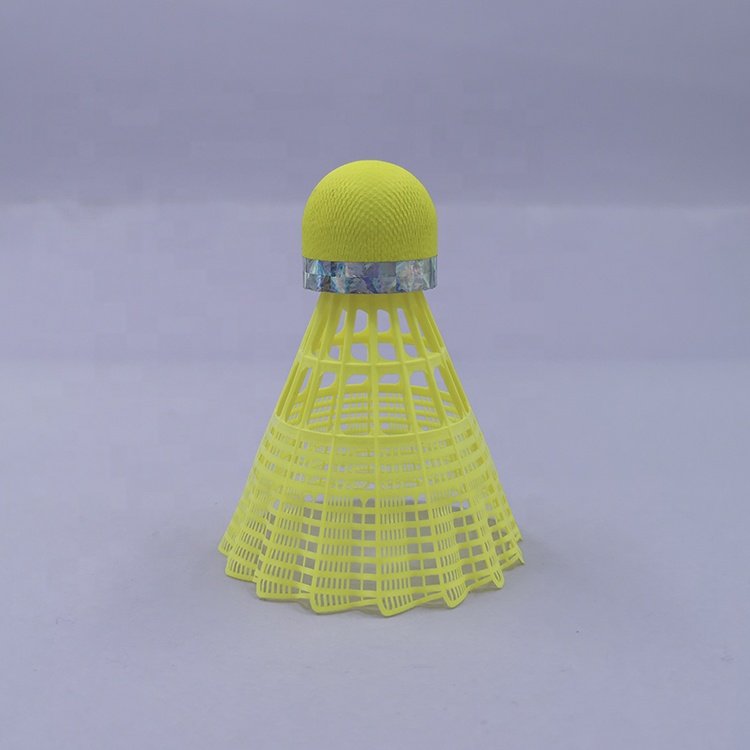 Wholesale Nylon Badminton Shuttlecock China Factory Direct Sale Yellow Badminton Stable Nylon Blade and PU Cork