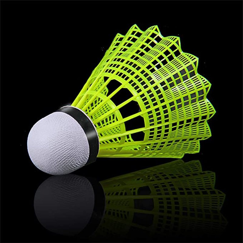 Stable & Durable Nylon Feather Badminton Shuttlecocks for Indoor & Outdoor Baseball Practice