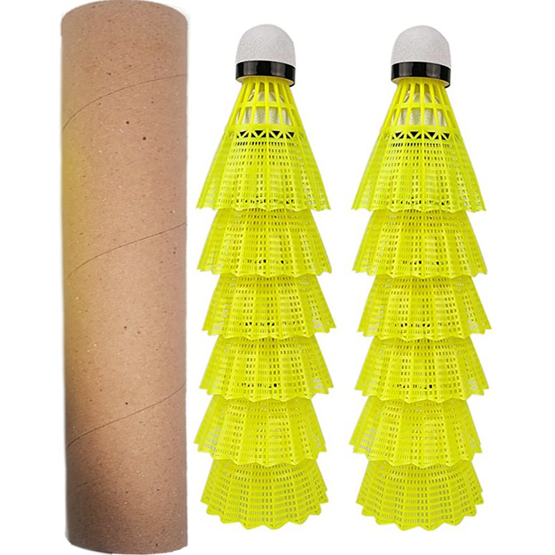 Stable & Durable Nylon Feather Badminton Shuttlecocks for Indoor & Outdoor Baseball Practice