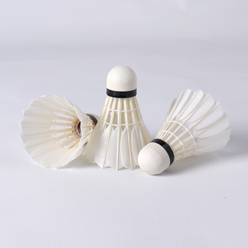 Honkoo Top Quality Goose Feather Badminton Shuttlecock Ball for Best Durability Professional Tournament 12pcs Shuttlecock