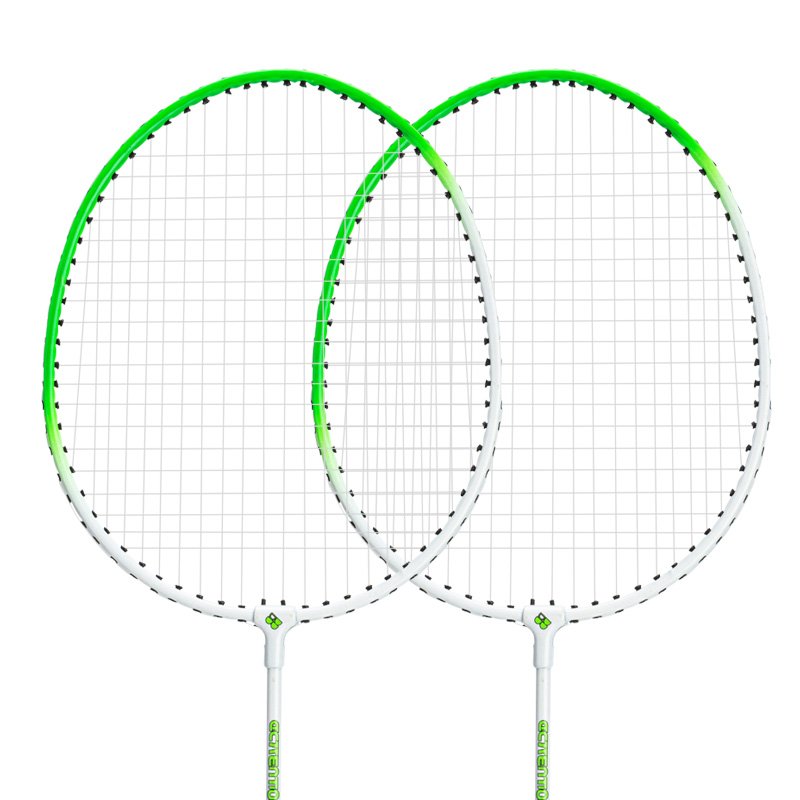 Customized Ultralight High Quality Super Light Weight Indoor Iron Badminton Rackets Set For Badminton Competition Guangdong