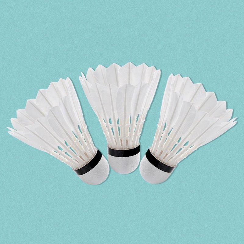 Factory custom provided Badminton Shuttlecocks Birdies,12 Pack Training Badminton Balls with Great Stability for in/out door