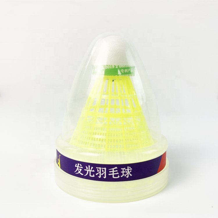 Wholesale Nylon Badminton Shuttlecock Play Anytime LED Lighting Nylon Badminton Shuttlecock for Playing Badminton
