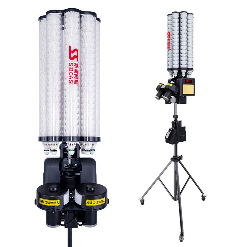 Factory Direct Sale Badminton Shooting Machine APP Remote ControlBadminton Shuttlecock Feeder Machine