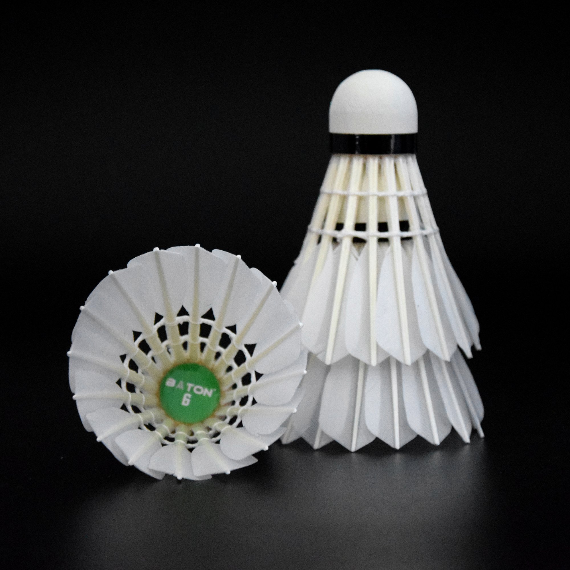 Bwf Approved Hot Sale 2 Layers Natural Cork Pure White Competition Goose Feather Tournament Class A+