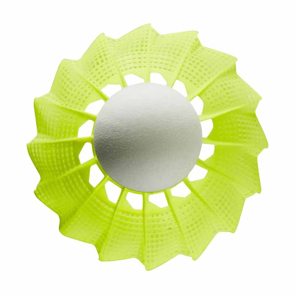 2020 New Arrival Super Durable 5g White Badminton Shuttlecock 6pcs OEM Head Feather Training EVA Time Lead Goose Nylon Cork