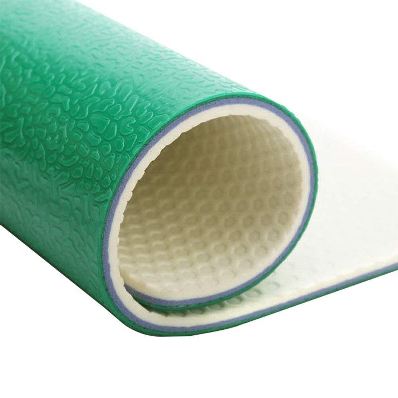 2018 hot sale pvc parts of shuttlecock in ball badminton court mat sports flooring