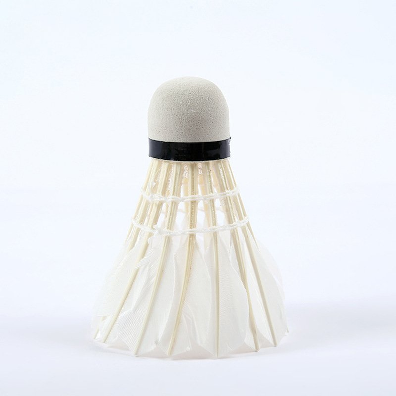 Wholesale Price Good Quality Class A Custom Logo Practise Use Goose Feather Badminton Shuttlecock For Match