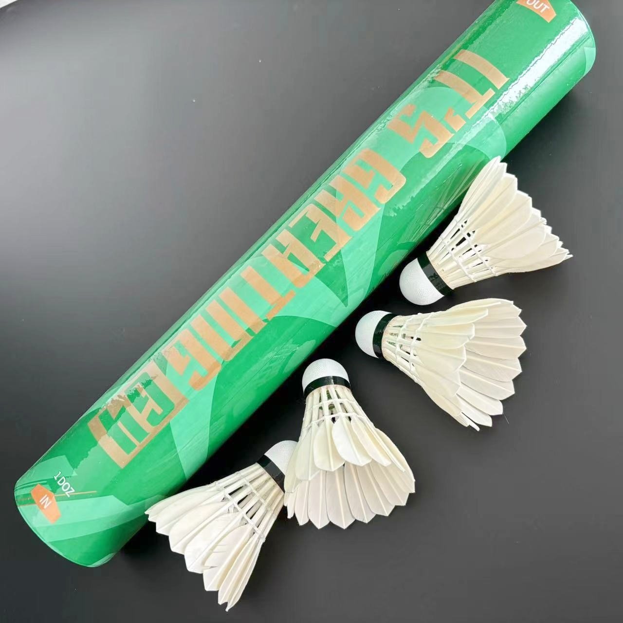 Professional Durable Goose Feather Badminton Shuttlecock International Tournament Standard Shuttle