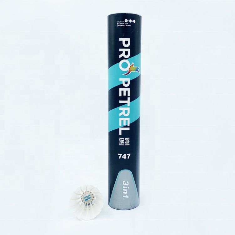 China Manufacture Goose Feather Shuttlecock Cheap Price 3in1 Hybrid Feather Goose Feather Badminton Shuttlecock