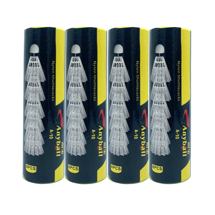 Nylon Badminton Shuttlecocks Badminton Birdies Training Batting Training Hitting Practice High Speed Badminton Balls