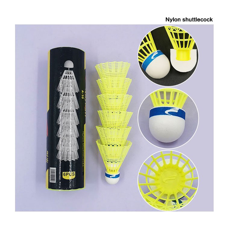 Nylon Badminton Shuttlecocks Badminton Birdies Training Batting Training Hitting Practice High Speed Badminton Balls