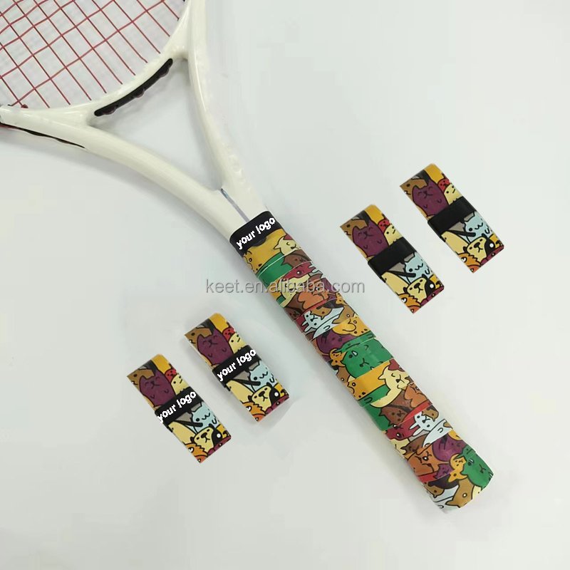 Factory Wholesale Price High Quality Pu Material Cartoon Badminton And Tennis Overgrip Tape