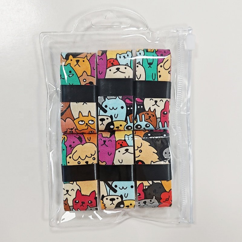 Factory Wholesale Price High Quality Pu Material Cartoon Badminton And Tennis Overgrip Tape