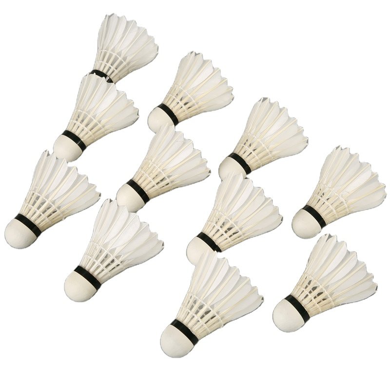 Professional level Lingemei brand durable and stable badminton shuttlecock goose feather