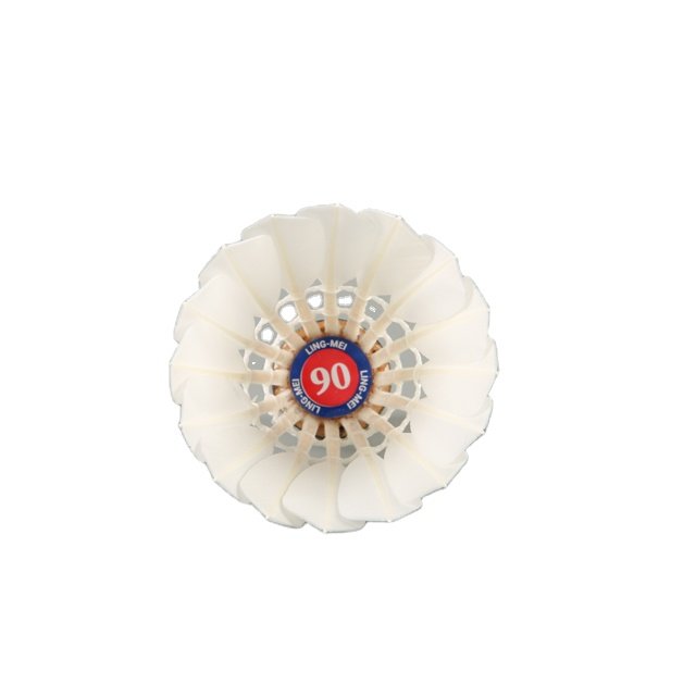Professional level Lingemei brand durable and stable badminton shuttlecock goose feather