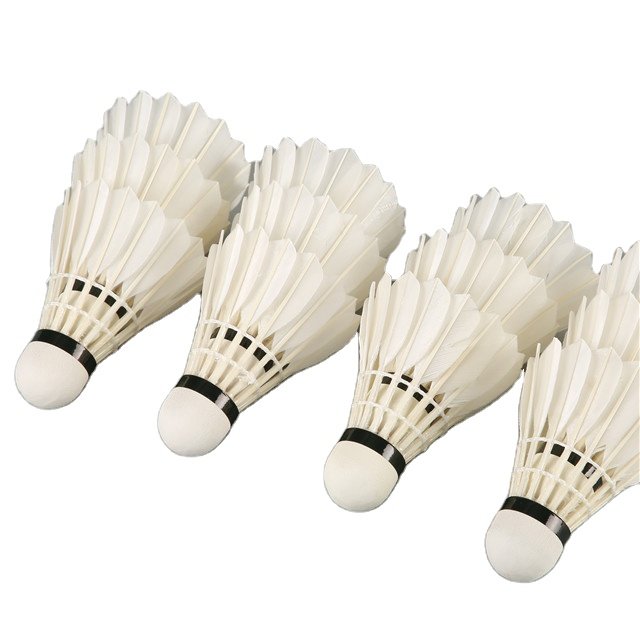 Professional level Lingemei brand durable and stable badminton shuttlecock goose feather
