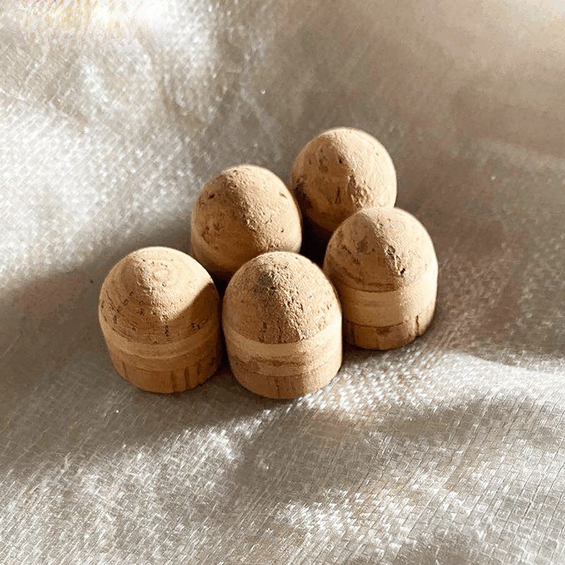 Factory China Supplier Natural Soft Wood Fiber Badminton Head All Wooden Badminton Cork Bulk Selling Shuttlecock Head