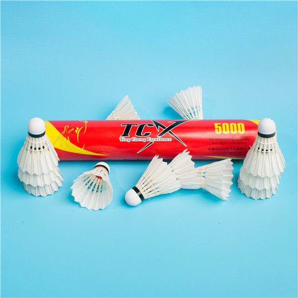 TCX Brand TCX5000 Special Goose Feather Badminton Shuttlecock Hot-Selling Shuttlecock Nice for Badminton Players Training