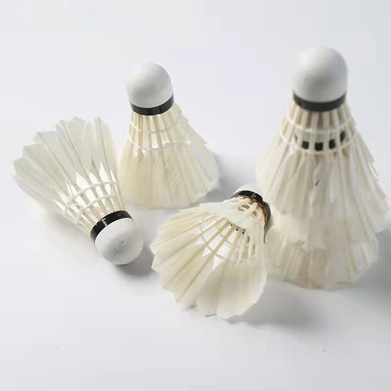 Chinese Factory Professional Tournament Feather Shuttlecock Sport Goose Feather Badminton