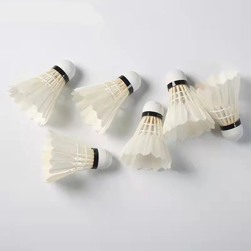 Chinese Factory Professional Tournament Feather Shuttlecock Sport Goose Feather Badminton