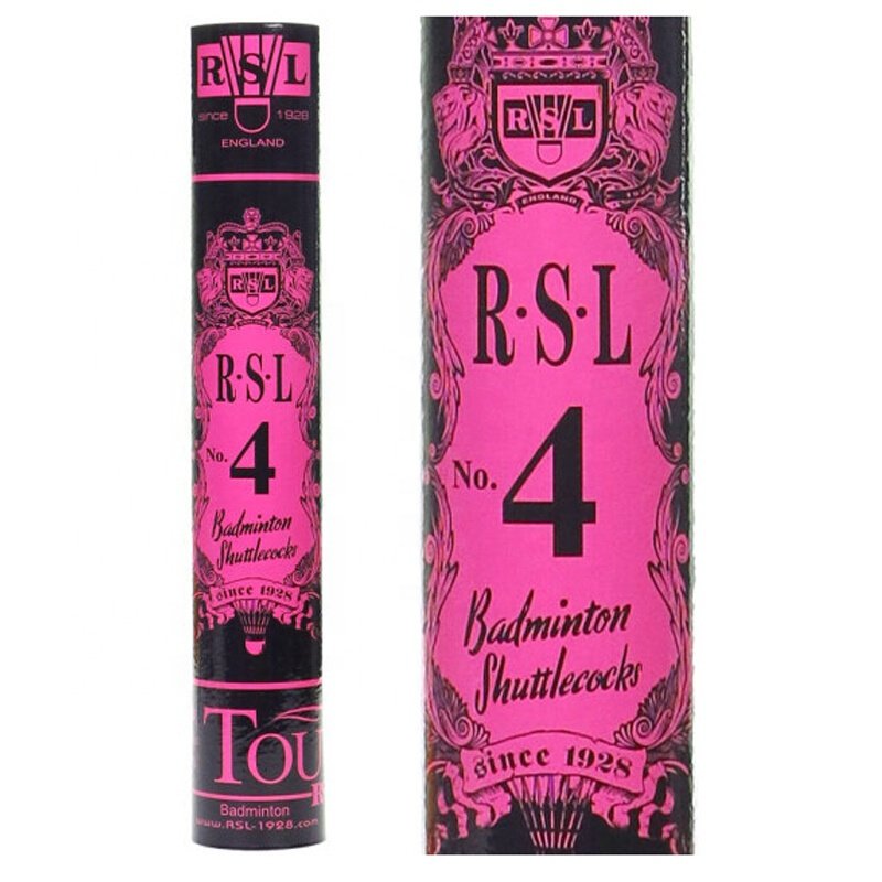 Original RSL Badminton Shuttlecock Classic, TOURNEY, High Quality Badminton Feather Shuttlecock for Tournament, badminton club