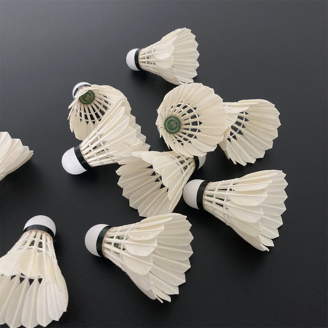Professional Great Durable Sports Goose Feather Shuttlecocks Badminton For High Intensity Training Amateur Competition Training