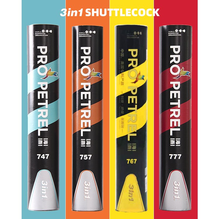 Super Durable Pro Petrel 777 Duck Feather Shuttlecock Badminton