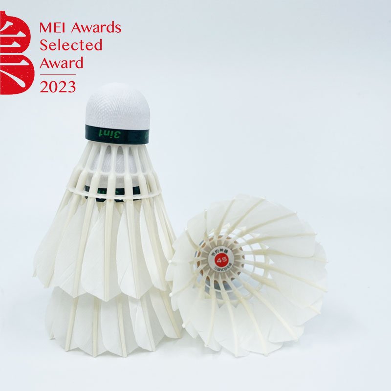 Dmantis 3in1 D45 Badminton Shuttlecocks Top Grade Natural White Goose Feather More Stable and Durable Badminton Shuttlecocks