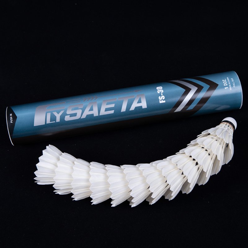 Best Selling New Design Goose Feather Badminton Shuttlecock with Sandwich cork FlySaeta NO.30