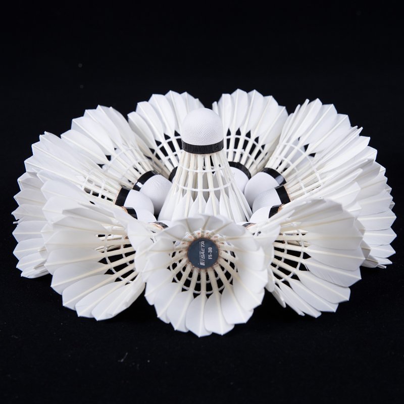 Best Selling New Design Goose Feather Badminton Shuttlecock with Sandwich cork FlySaeta NO.30