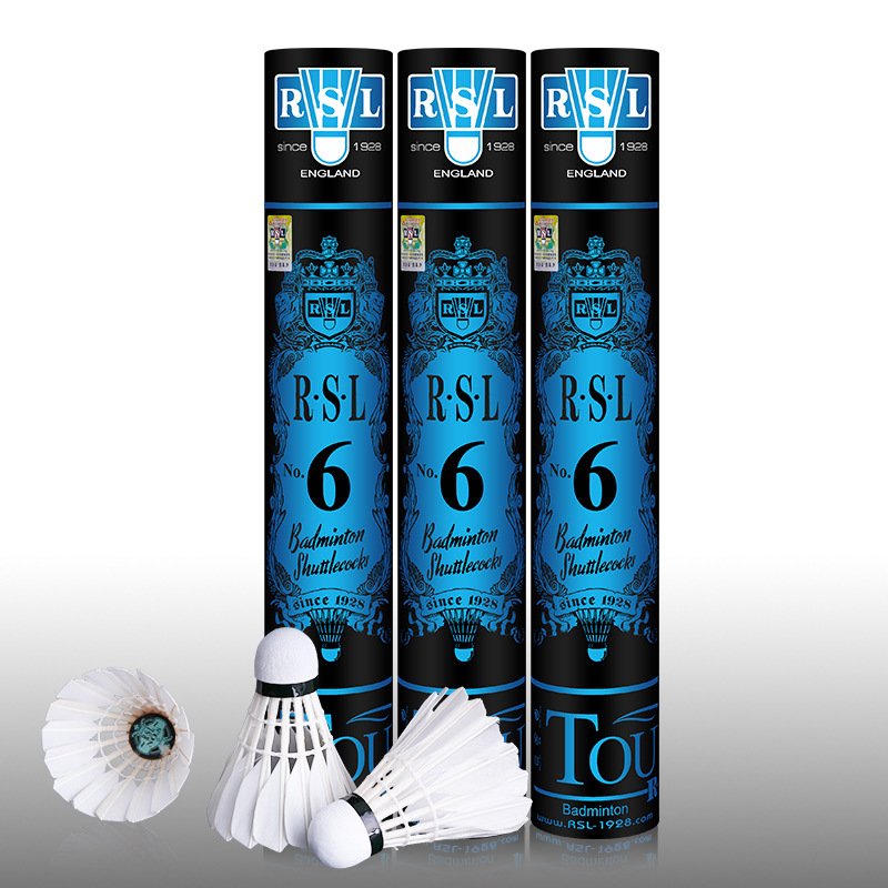 Genuine Rsl Badminton Shuttlecock No.4 No.5 No.6 No.7 High Quality Duck Feather Shuttlecock Badminton Ball