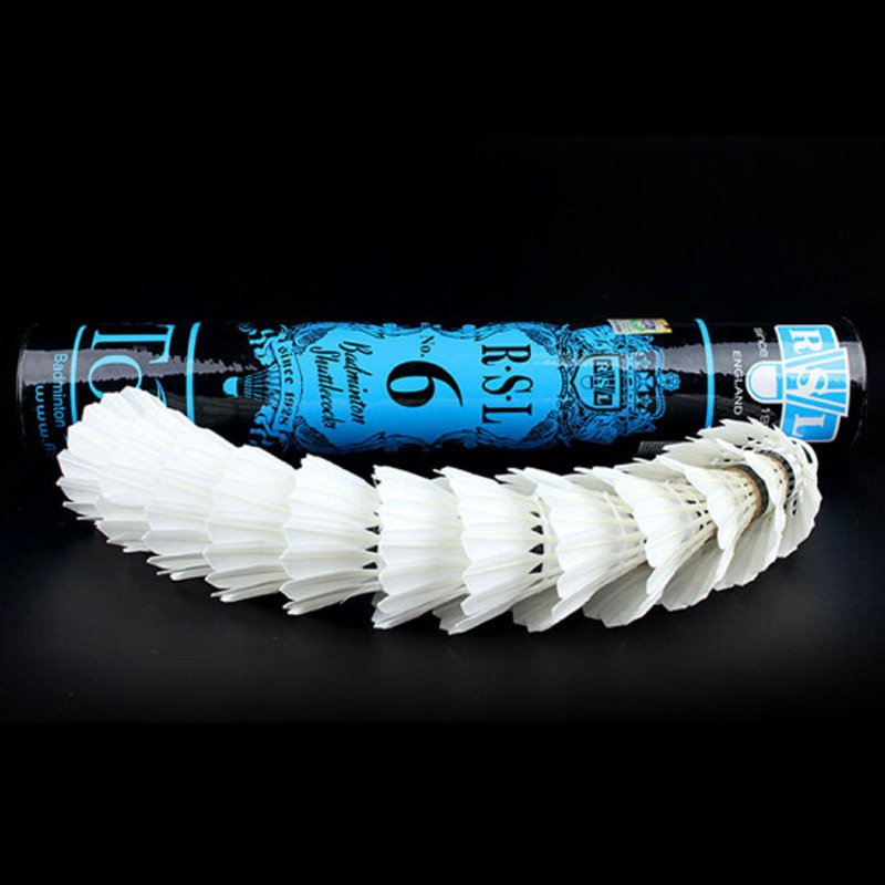 Genuine Rsl Badminton Shuttlecock No.4 No.5 No.6 No.7 High Quality Duck Feather Shuttlecock Badminton Ball
