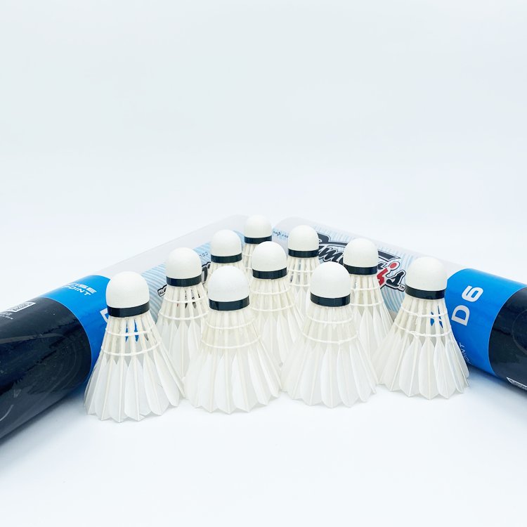 Chinese factory production Natural Duck Feather Badminton Shuttlecock For Training And Competition
