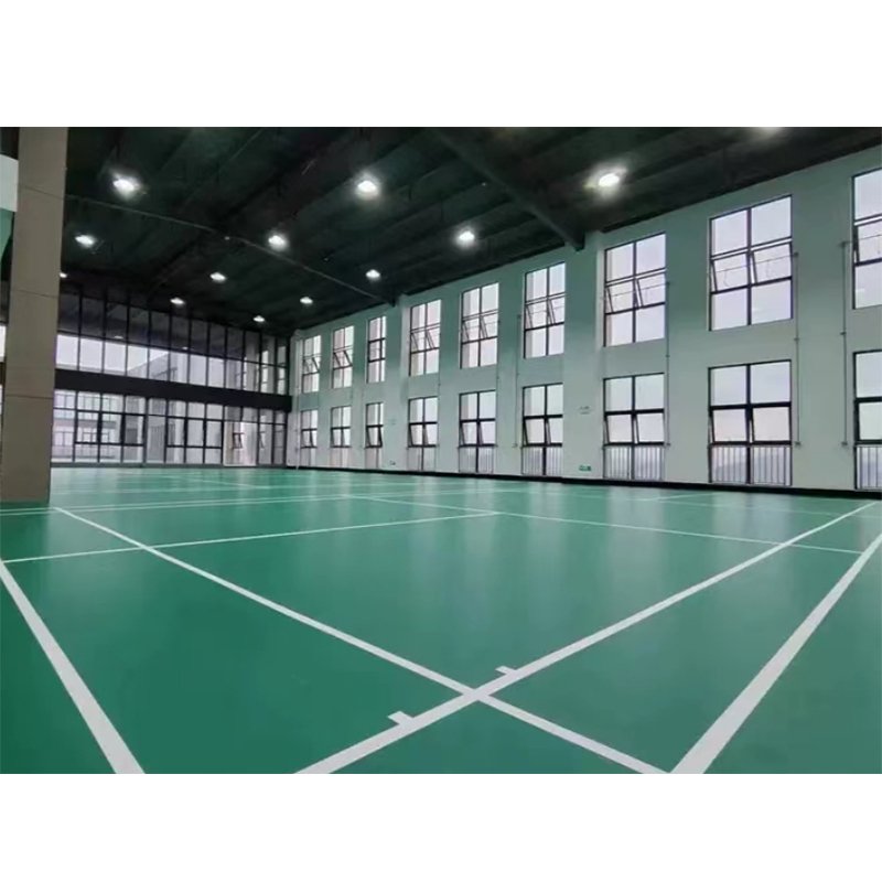 Professional Customized 4.5mm 100% PVC Material Muti Texture Indoor Sport Court Mat Floor for Badminton Shuttlecock Stadium