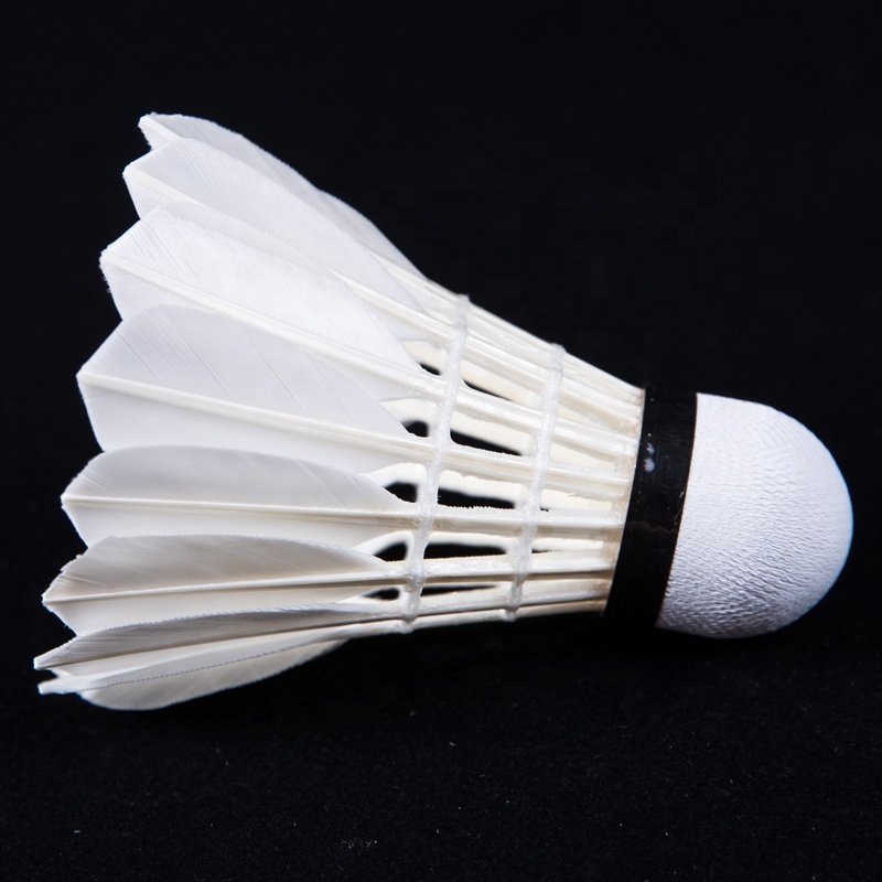 Aeroplane Shuttlecock Class a Duck Feather Shuttlecock Led Blinking Badminton White Sea Head Cork Color Goose Weight Material