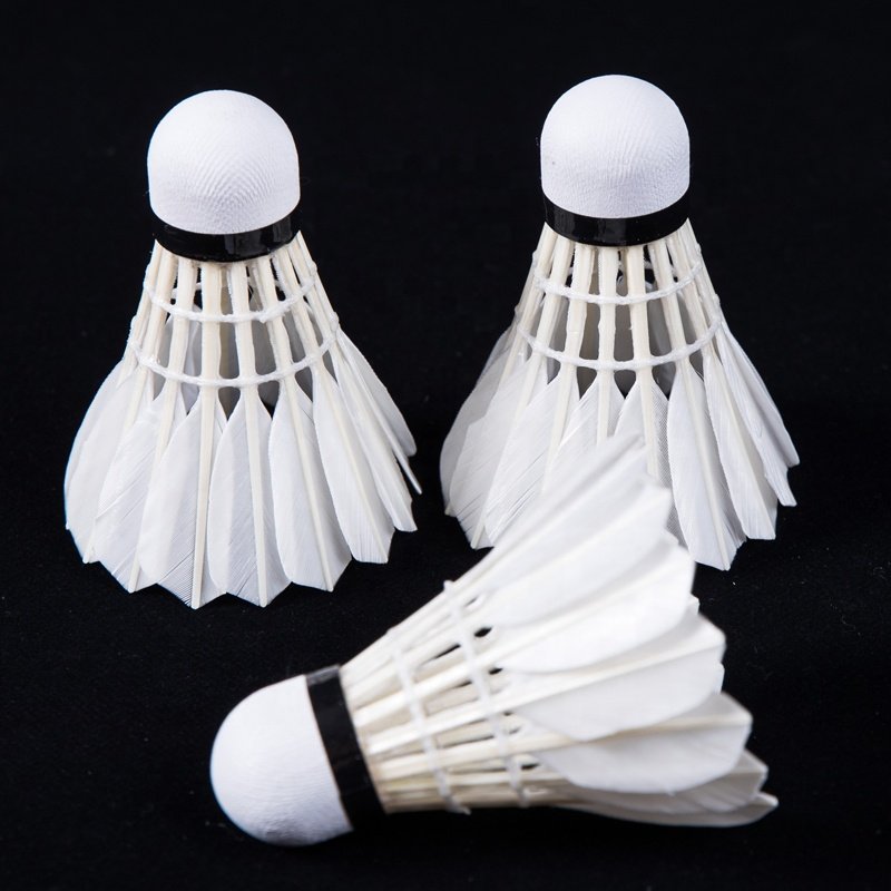 Aeroplane Shuttlecock Class a Duck Feather Shuttlecock Led Blinking Badminton White Sea Head Cork Color Goose Weight Material