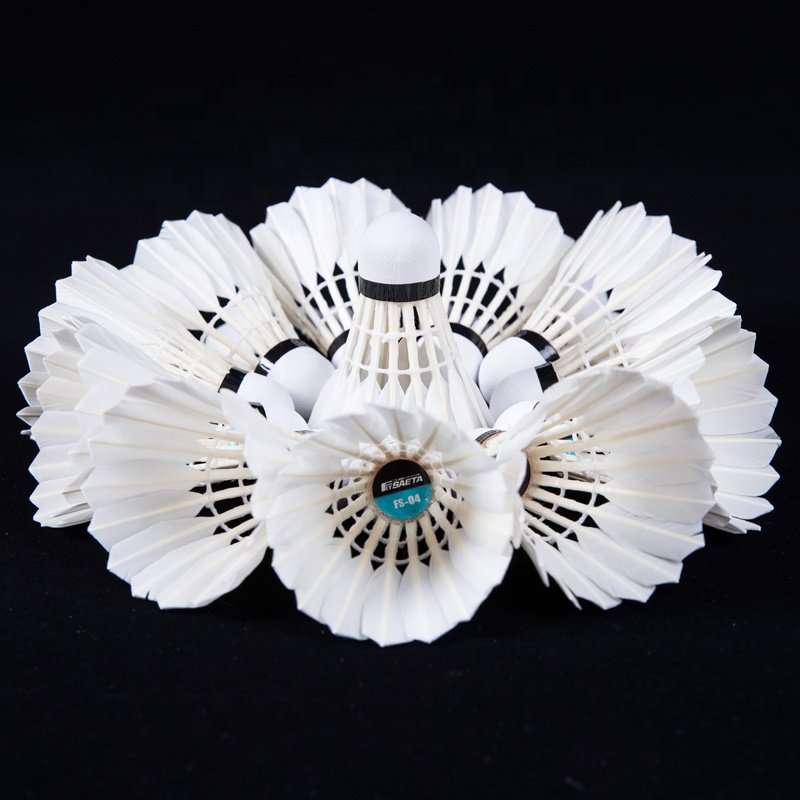 Aeroplane Shuttlecock Class a Duck Feather Shuttlecock Led Blinking Badminton White Sea Head Cork Color Goose Weight Material