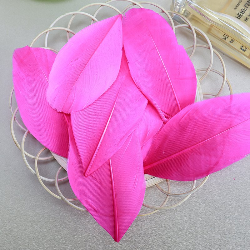 Wholesale Hot-Selling Natural trimming Exquisite dyed goose feather badminton shuttlecock wing feathers