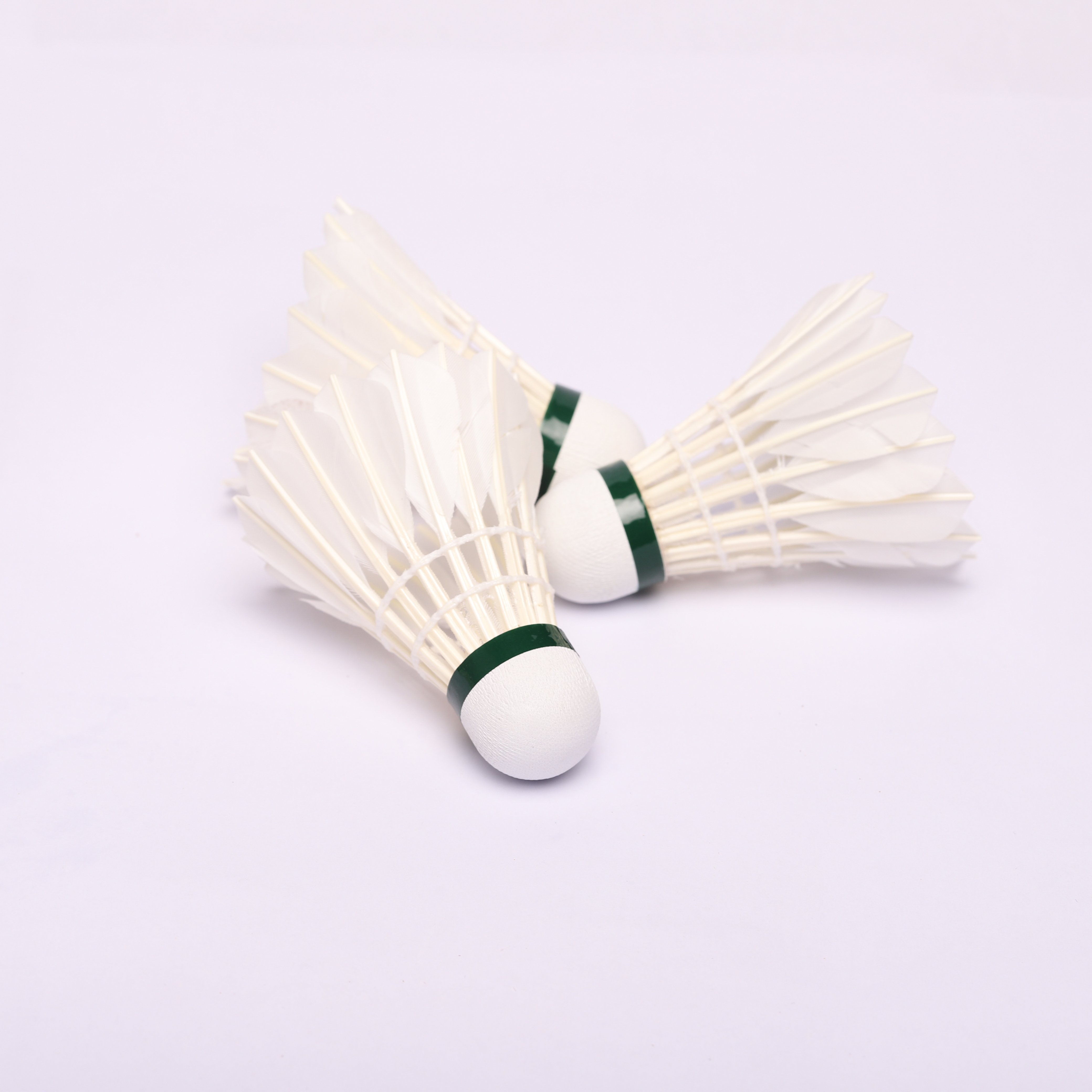 Durable Goose Feather Badminton Shuttlecock Economical and for Training Custom Logo Class a Model