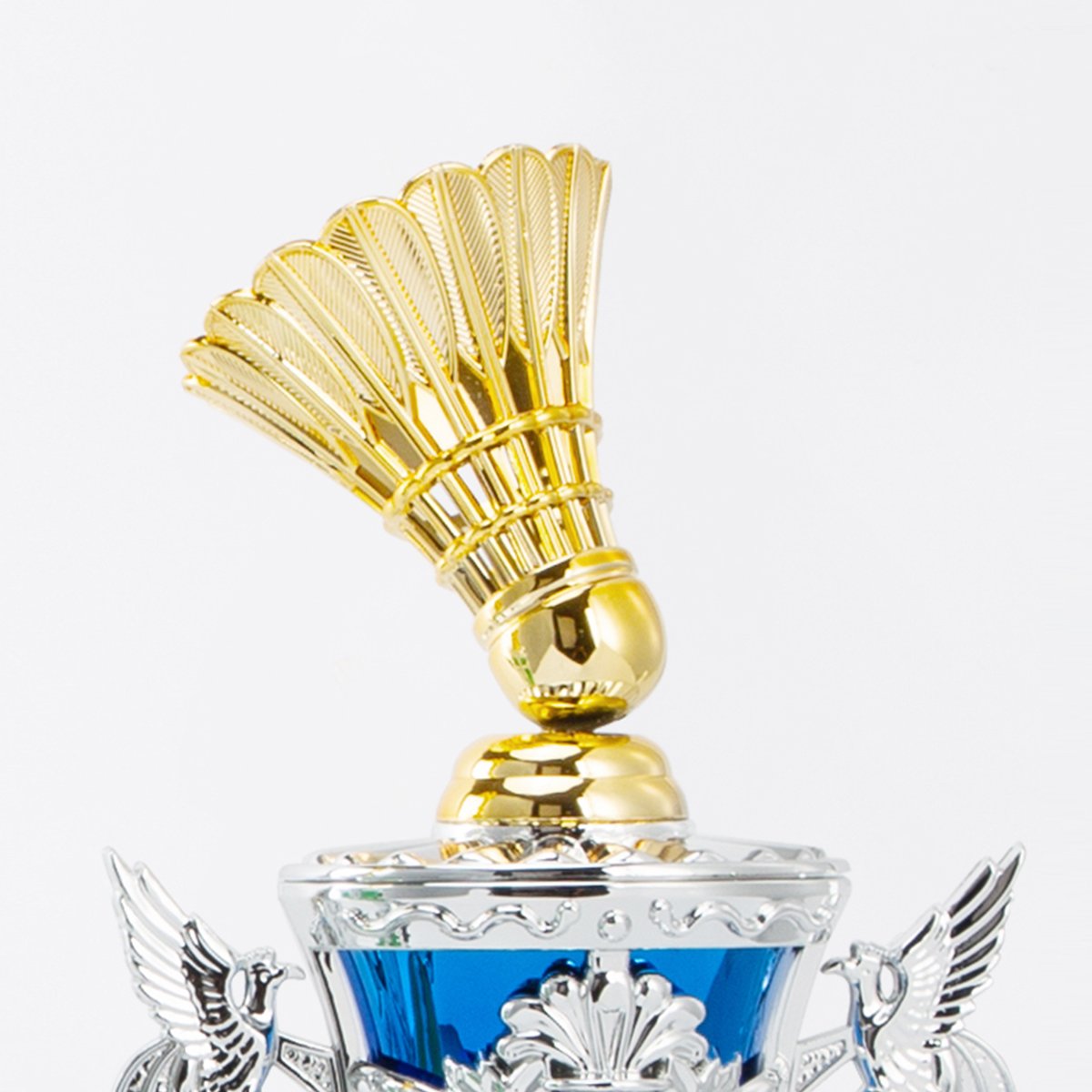 Wholesale Cheap Price Plastic Sports trophy Badminton Championship Awards With Custom Logo Printing GD28