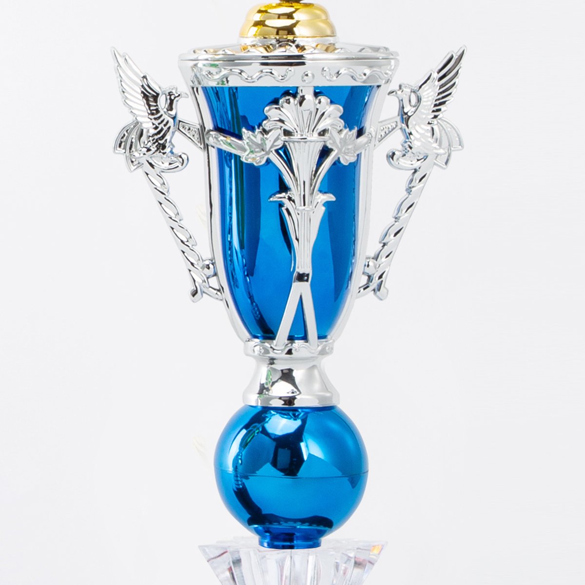 Wholesale Cheap Price Plastic Sports trophy Badminton Championship Awards With Custom Logo Printing GD28