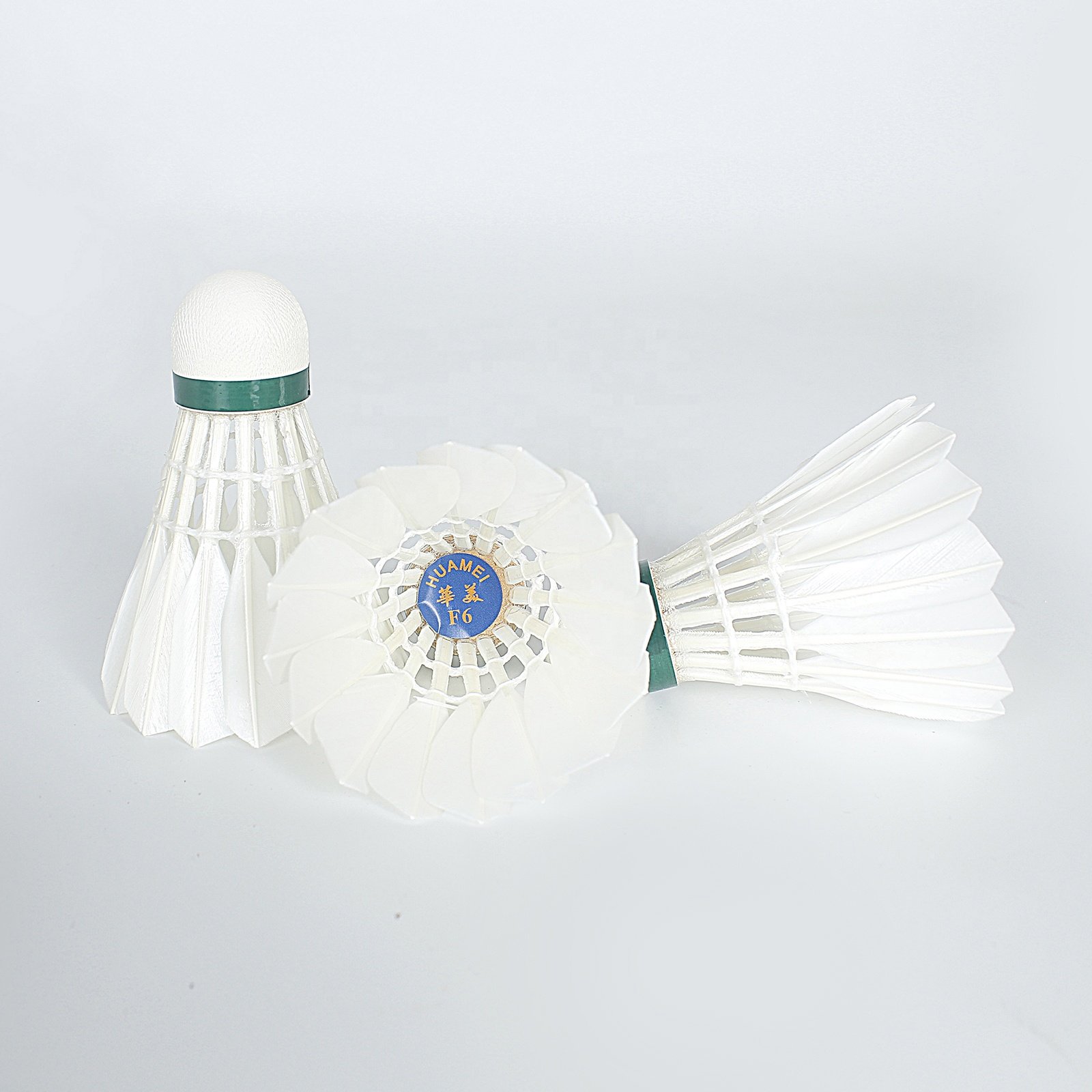 A Class Quality Badminton White Shuttlecock Duck Feather 12 pcs/dozen For Pro Training Outdoor Indoor Match