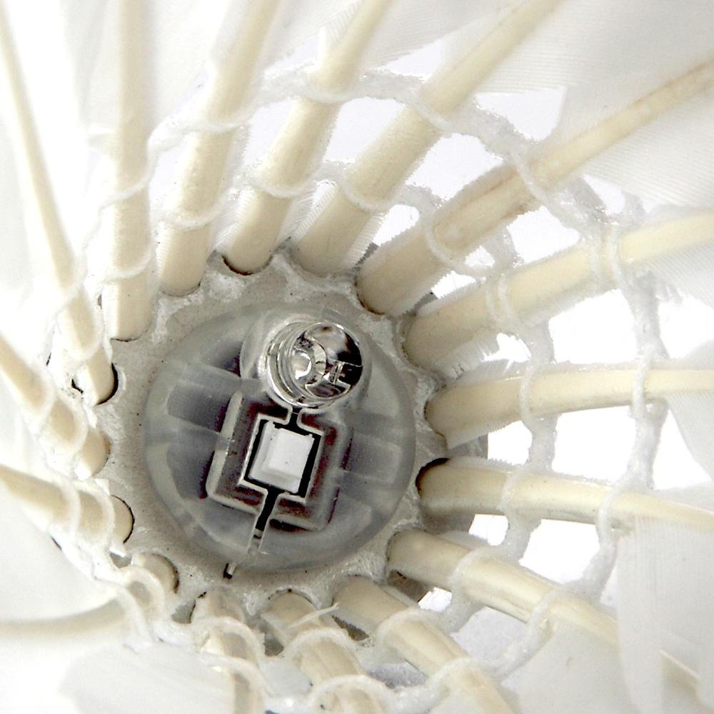 DECOQ Glow In Dark Duck Feather Led Badminton Shuttlecock