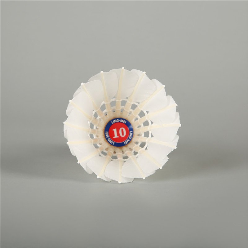 Professional indoor badminton shuttle cock goose feather for badminton club